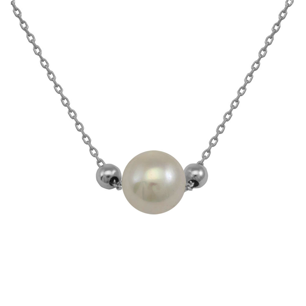 Stříbrný náhrdelník - perlička