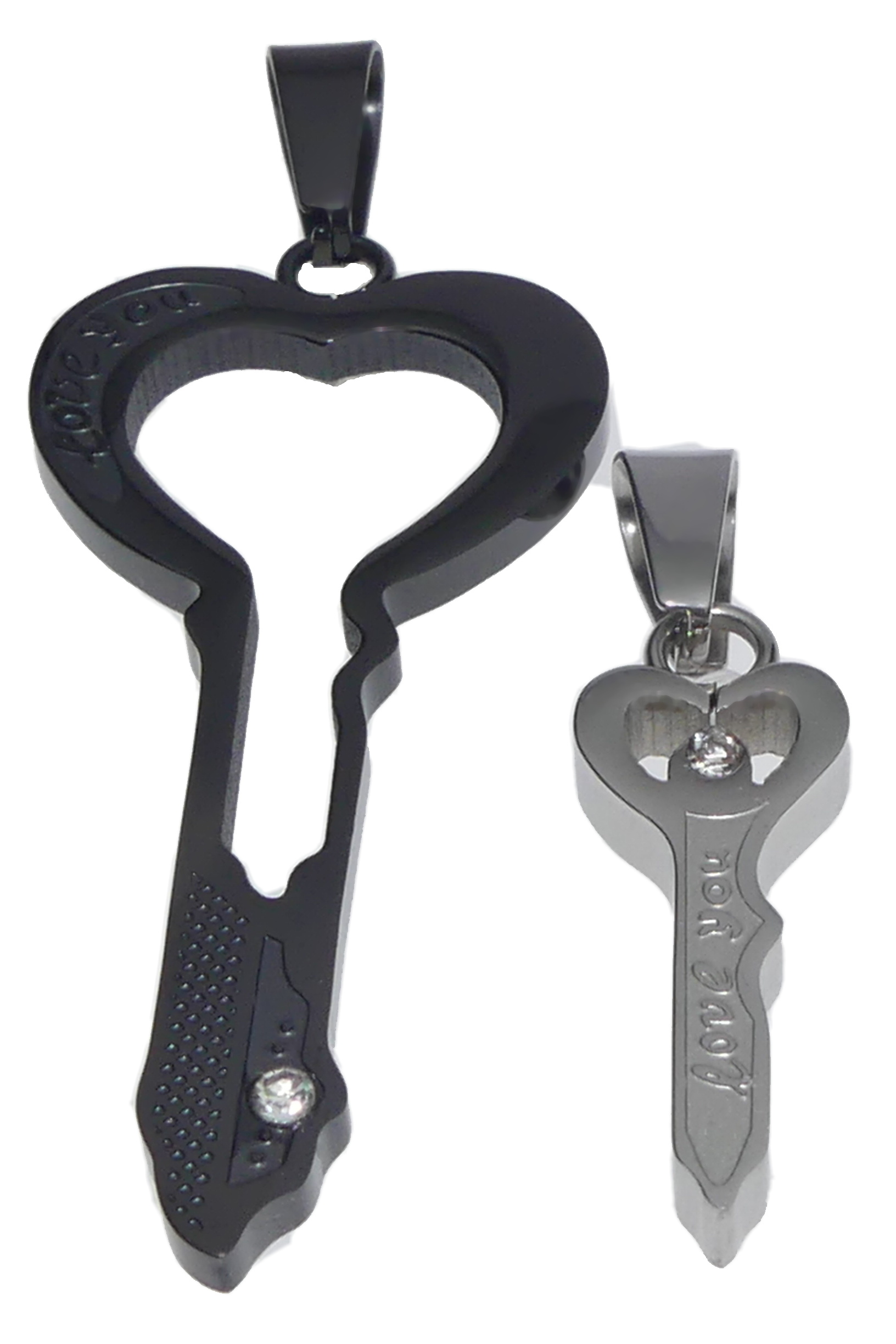 Ocelový přívěsek - klíče