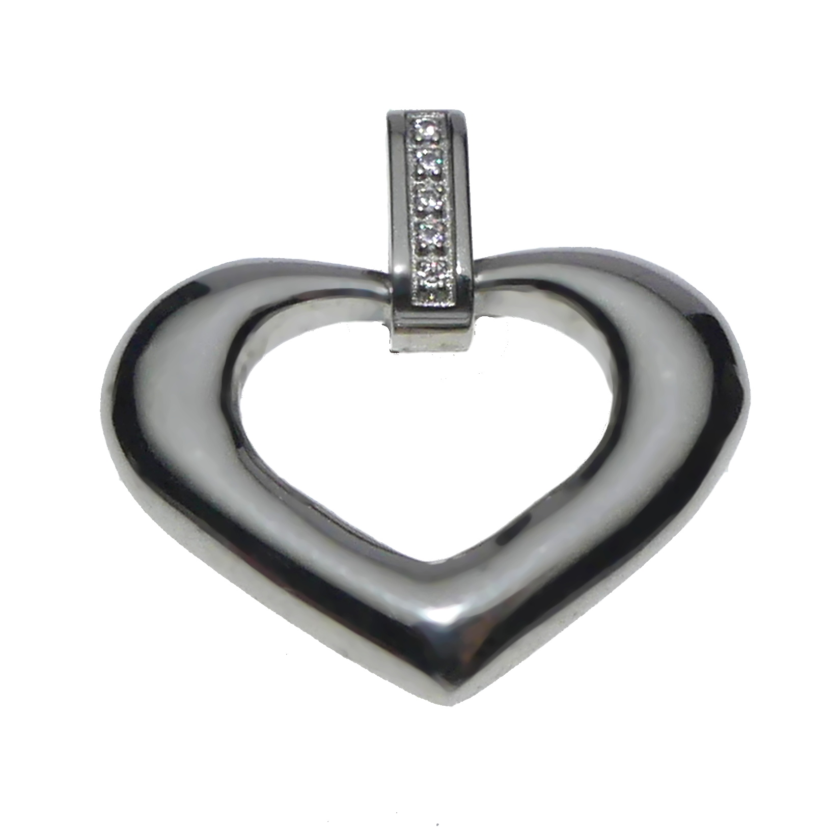 Ocelový přívěsek - srdce Ocelový přívěsek - srdce