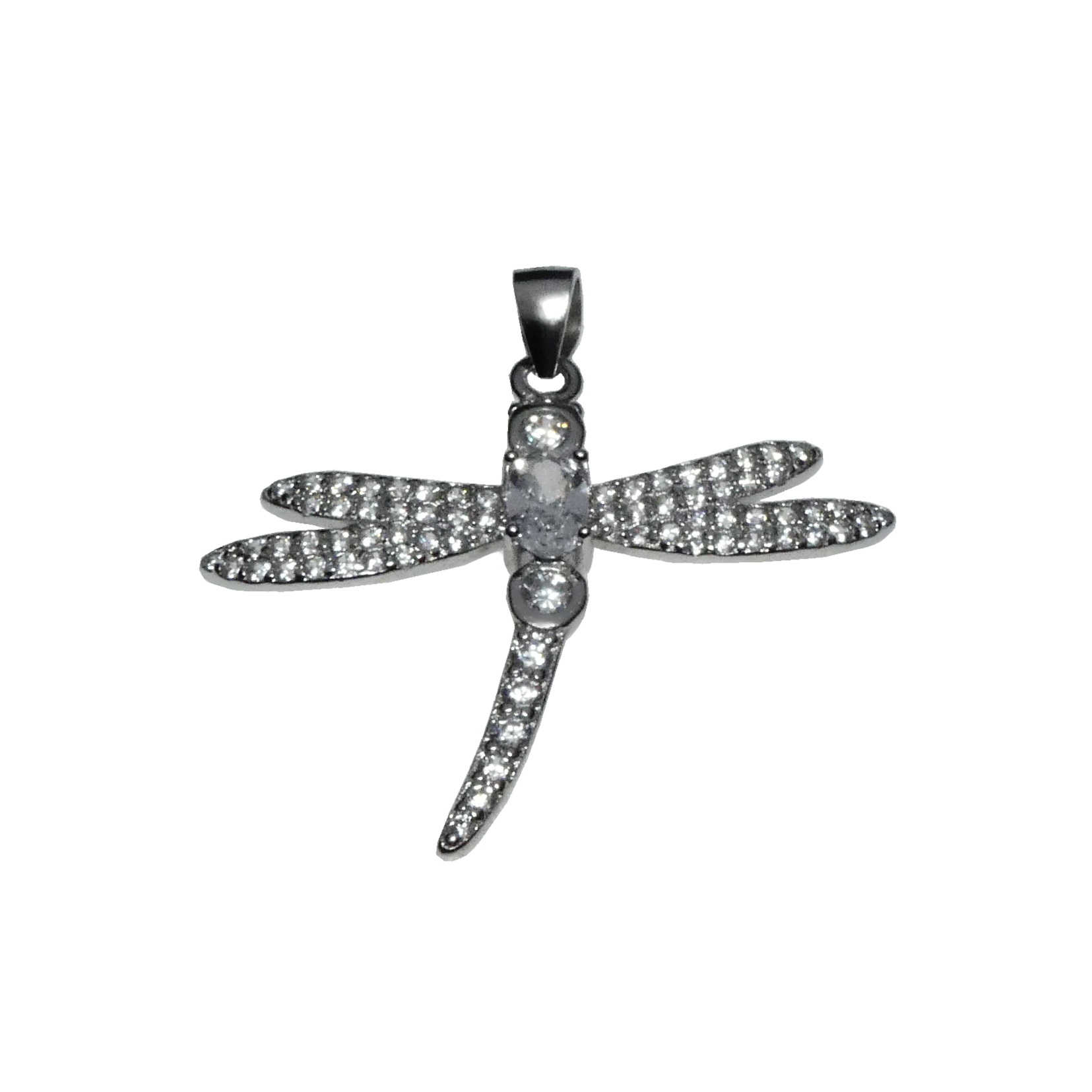 Stříbrný přívěsek - vážka
