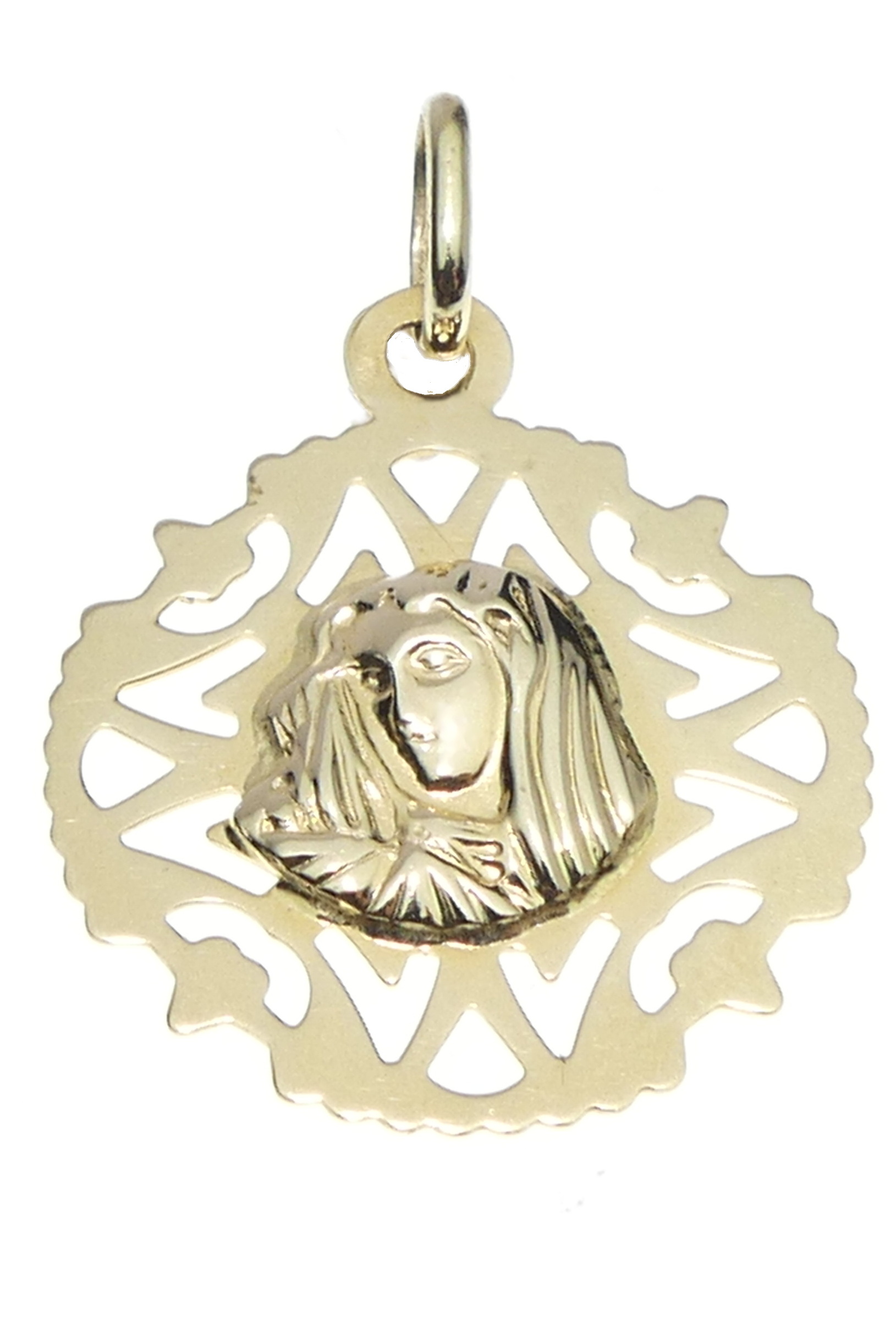 Zlatý přívěsek - madonka Zlatý přívěsek - madonka