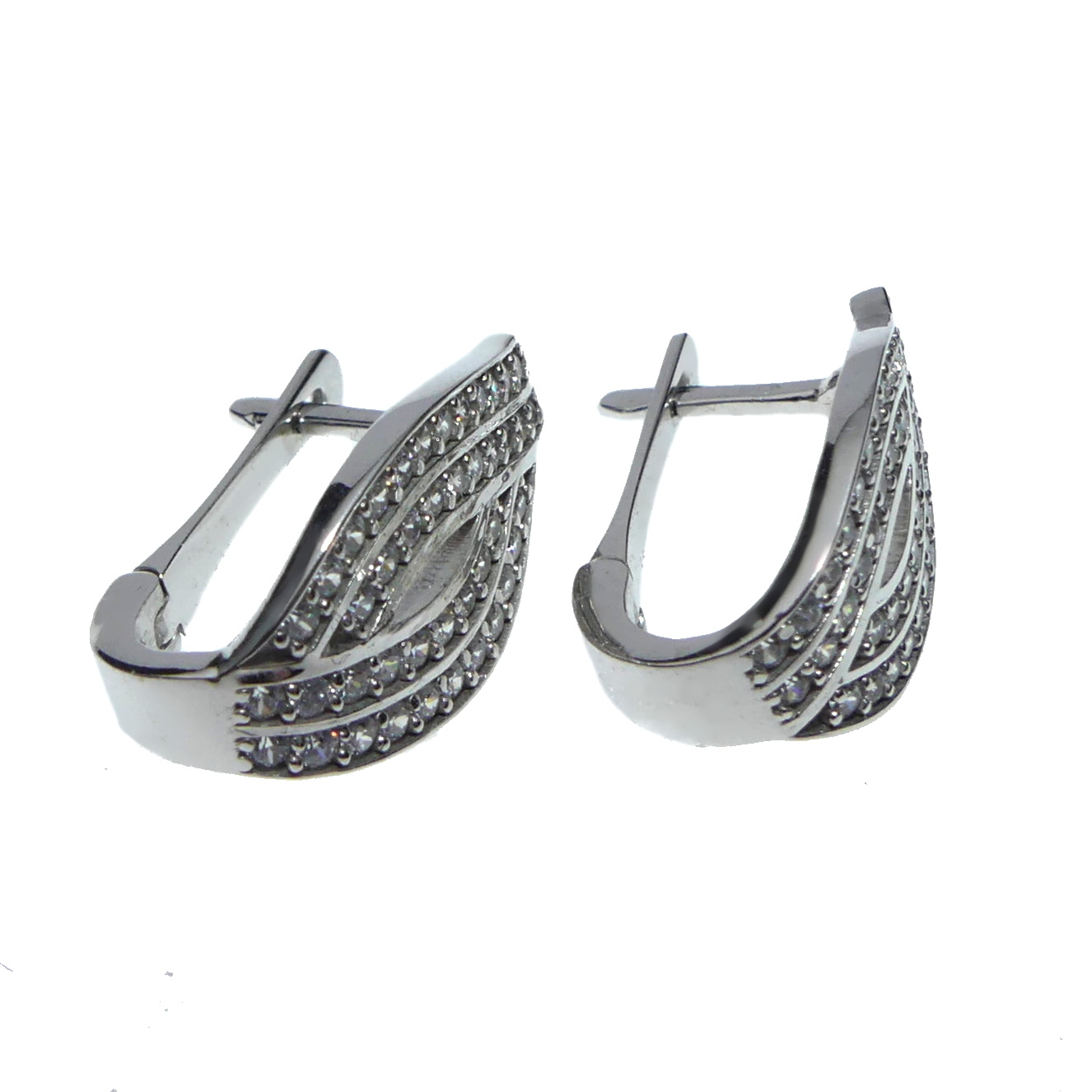 Zlaté náušnice - kamenové