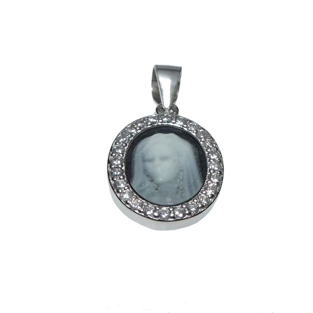 Stříbrný přívěsek - madonka