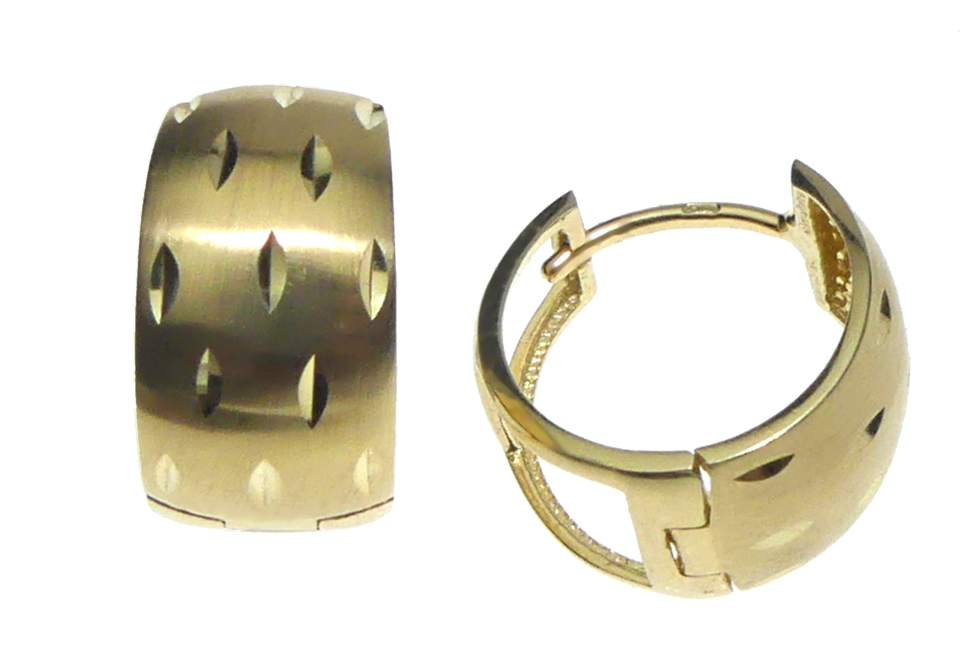 Zlaté náušnice - kroužky