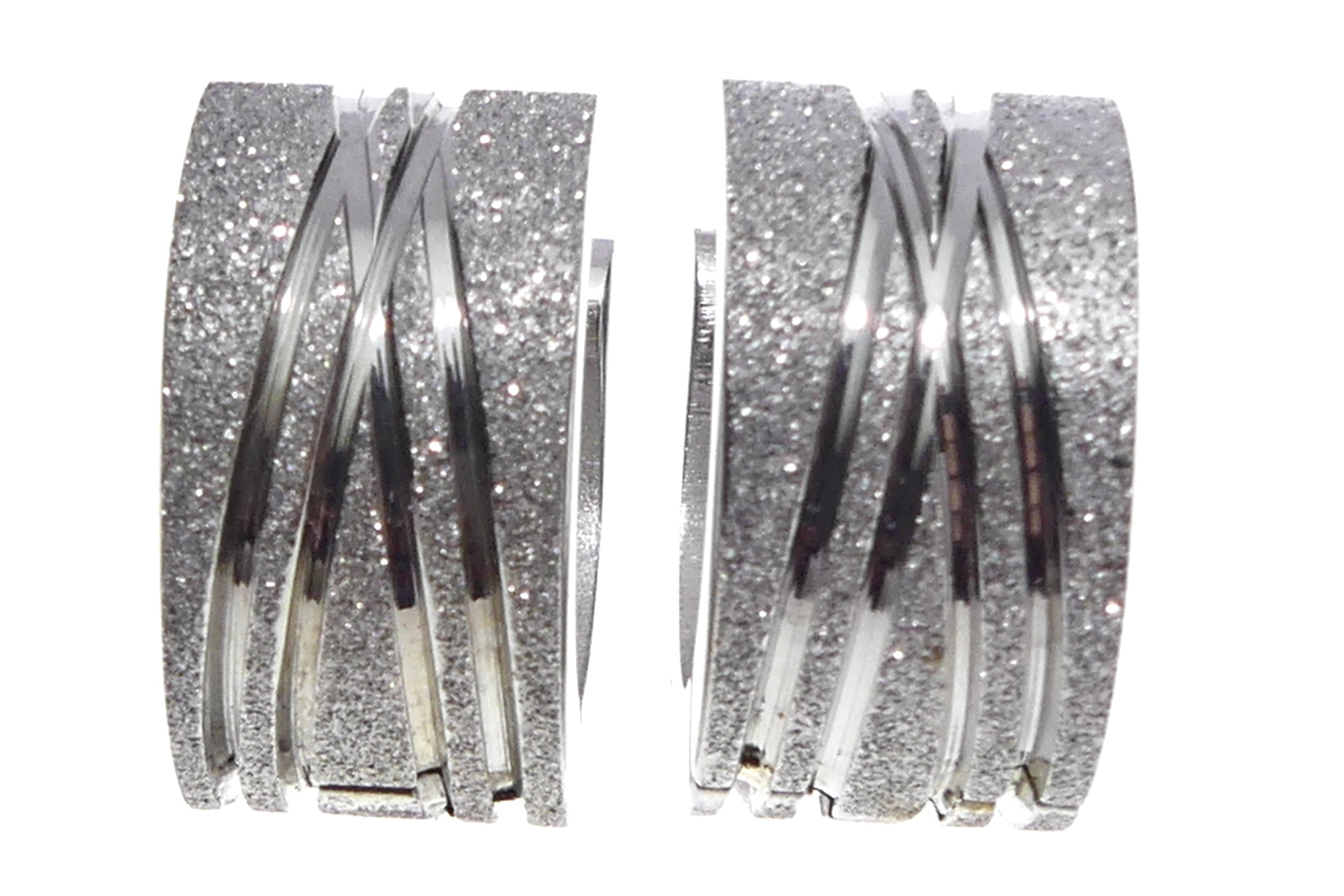 Ocelové náušnice - kroužky