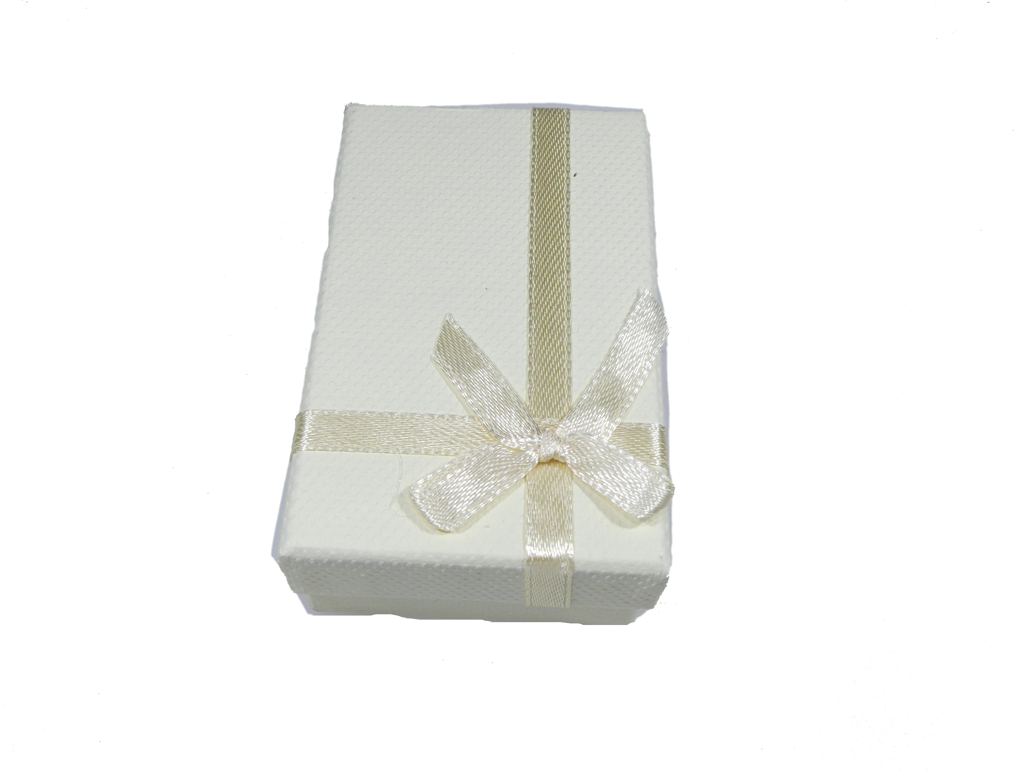 Papírová krabička na šperky - smetanová Papírová krabička na šperky - smetanová